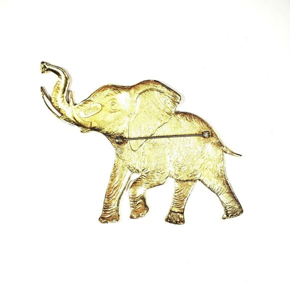 Tortolani Crislu Elephant Brooch - Picture 11 of 12
